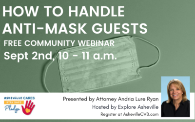 Nationally Recognized Expert To Address How To Handle Anti-Mask Guests and Customers