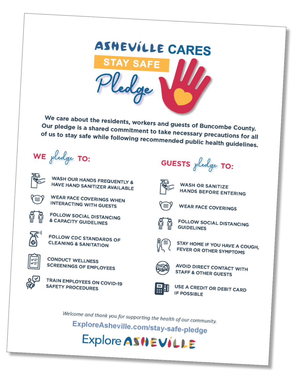 Asheville Cares: The Stay Safe Pledge Toolkit | Explore Asheville ...