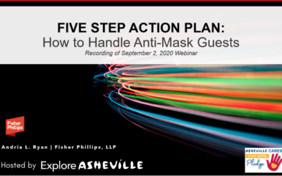 Attorney Addresses How To Handle Anti-Mask Guests; Recorded Webinar Now Available for Viewing
